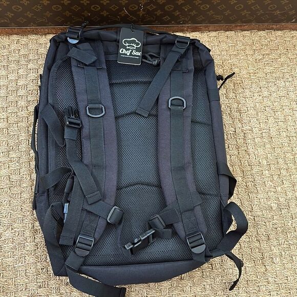 Chef Sac Tactical Chef Knife Backpack XL Knife Organizer Bag Black NEW with tags - Picture 5 of 5